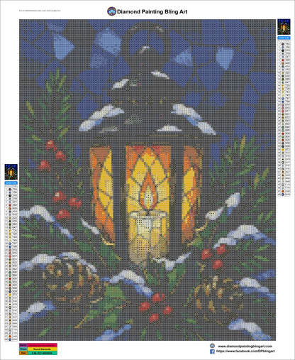 Stained Glass Lantern Glow by Ryleigh Sims