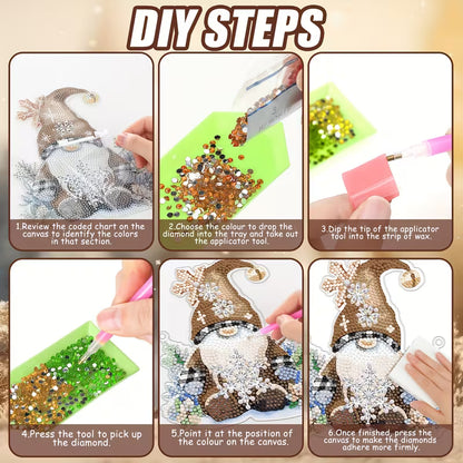 Rustic Winter Suncatcher Hanging Acrylic