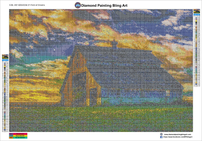 SBL-497-60X40CM-2F-FieldofDreams