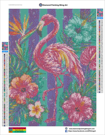 Tropical Paradise Flamingo