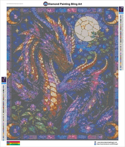Mosaic Midnight Dragon by Ryleigh Sims