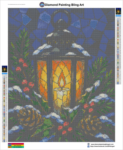 Stained Glass Lantern Glow by Ryleigh Sims