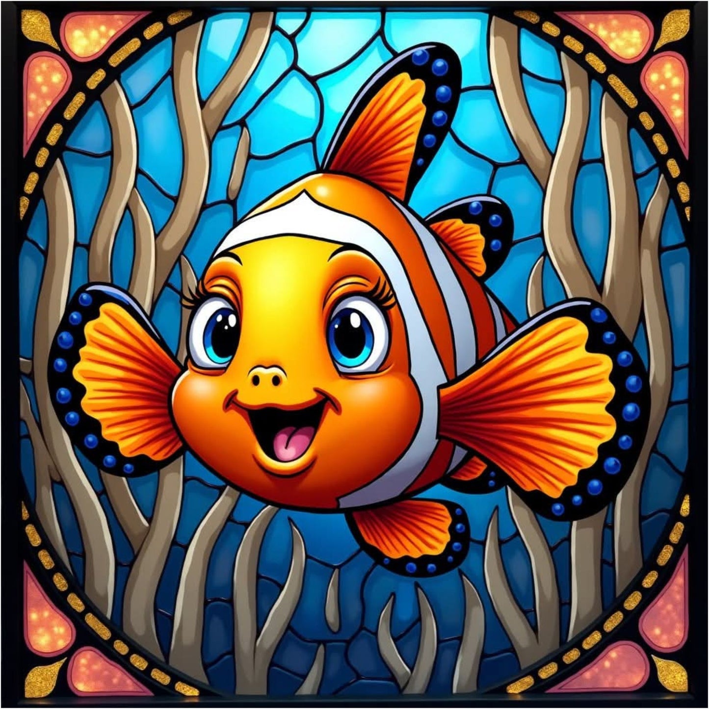 Stained Glass Clownfish