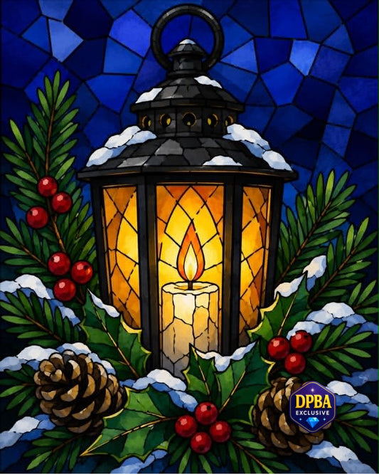 Stained Glass Lantern Glow by Ryleigh Sims