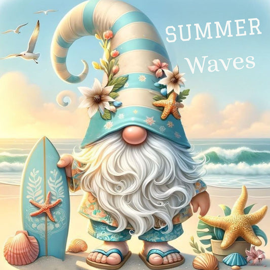 Summer Sandy Beach Gnome
