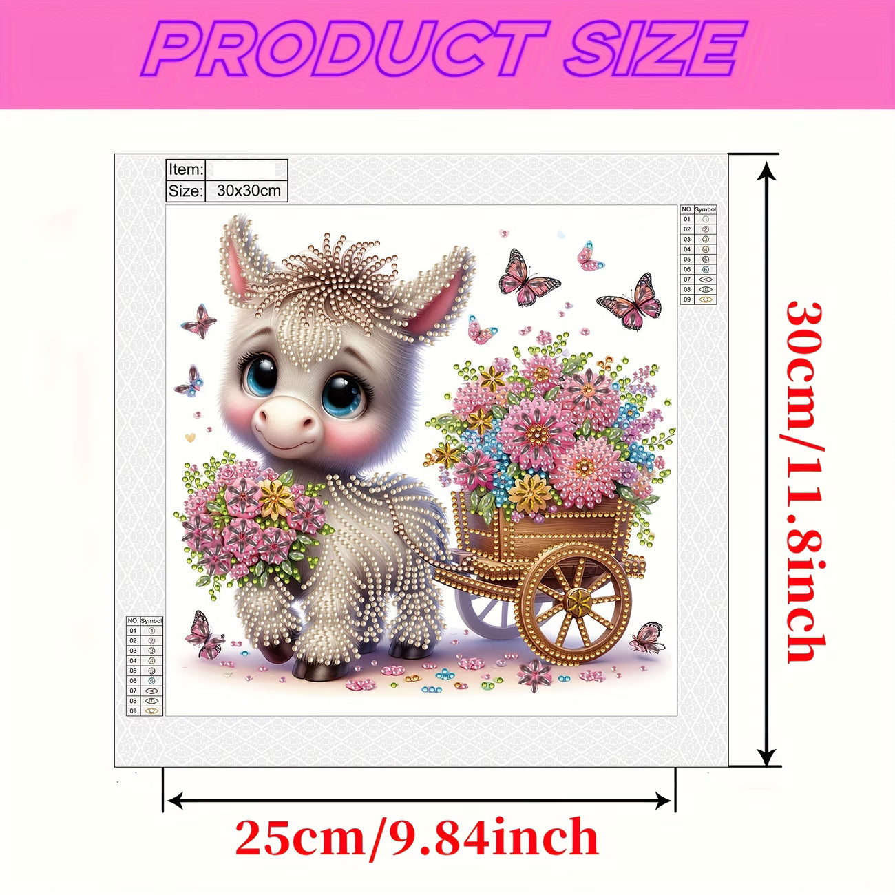 Sweet Donkey Flower Cart Partial