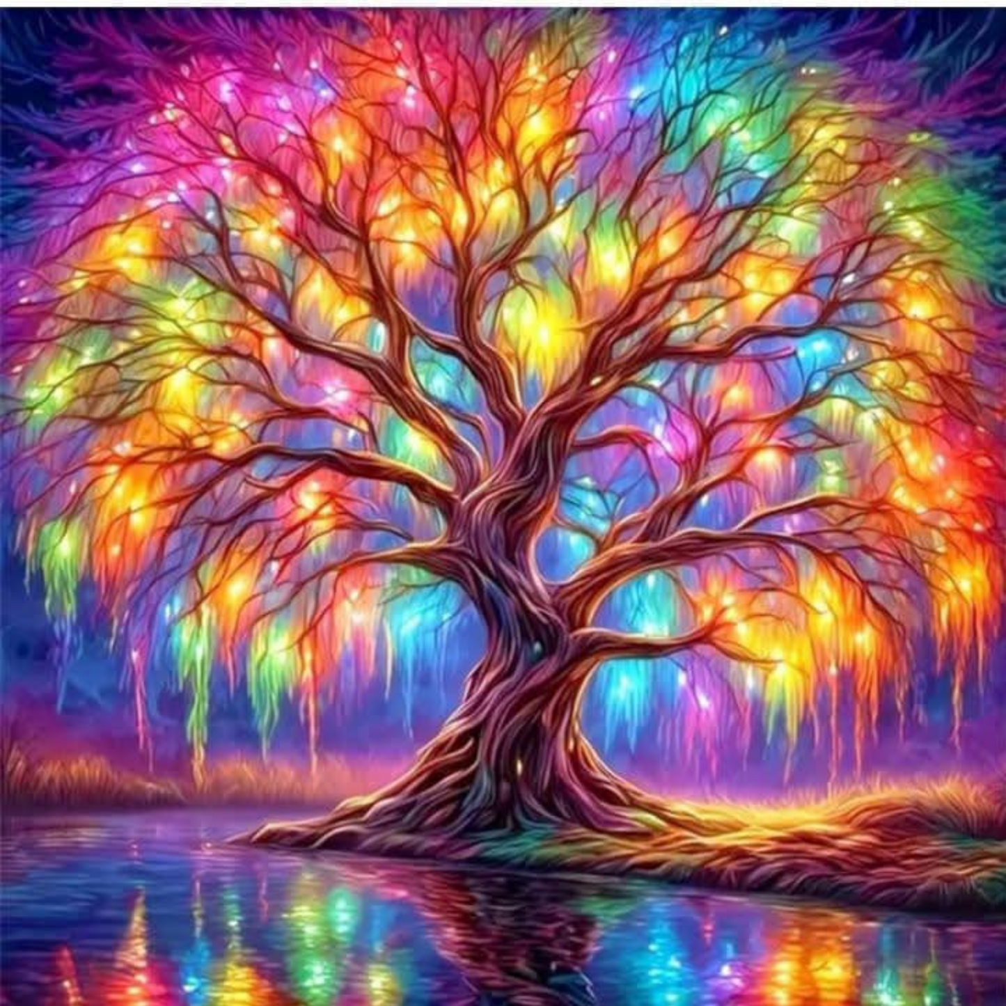 Twinkling Neon Tree