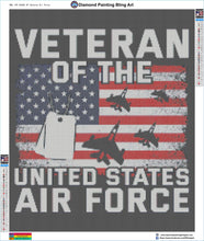 Load image into Gallery viewer, Air Force - Diamond Painting Bling Art
