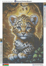 Load image into Gallery viewer, Baby Leopard - Diamond Painting Bling Art
