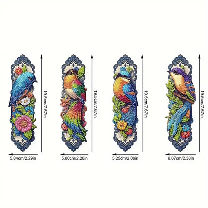 Bookmark Birds Set of Four