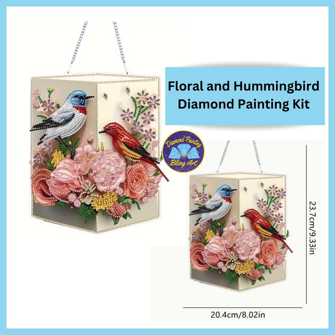 Birds Hanging Pendant - Diamond Painting Bling Art