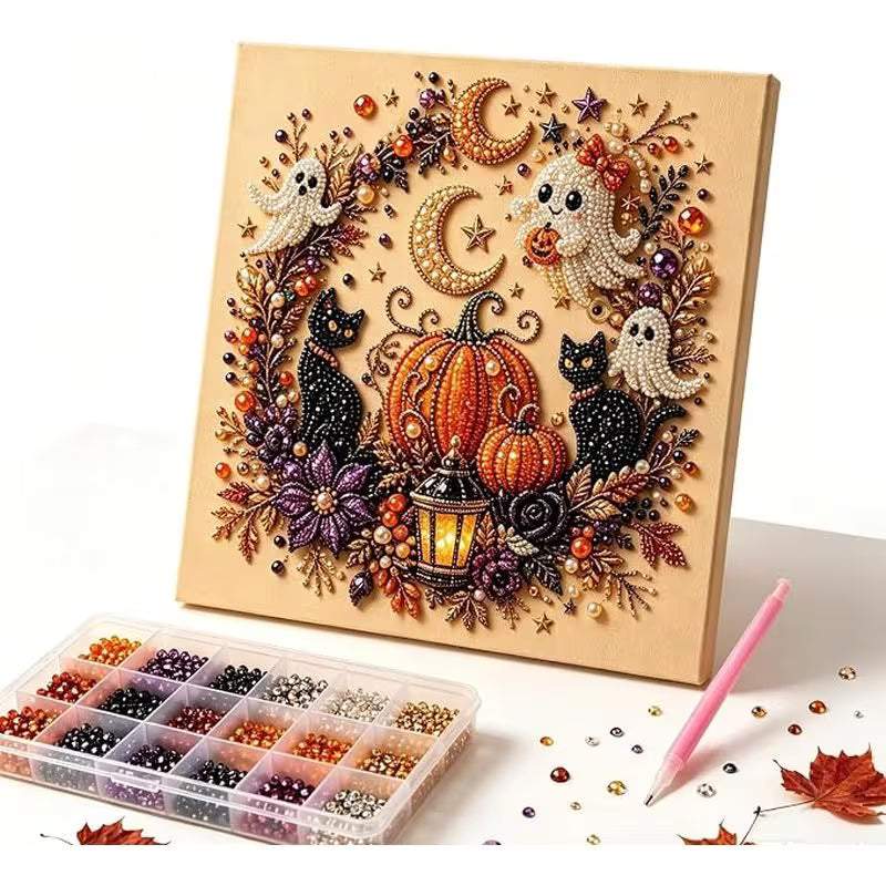 Spooky Autumn Pearl Art DIY Craft