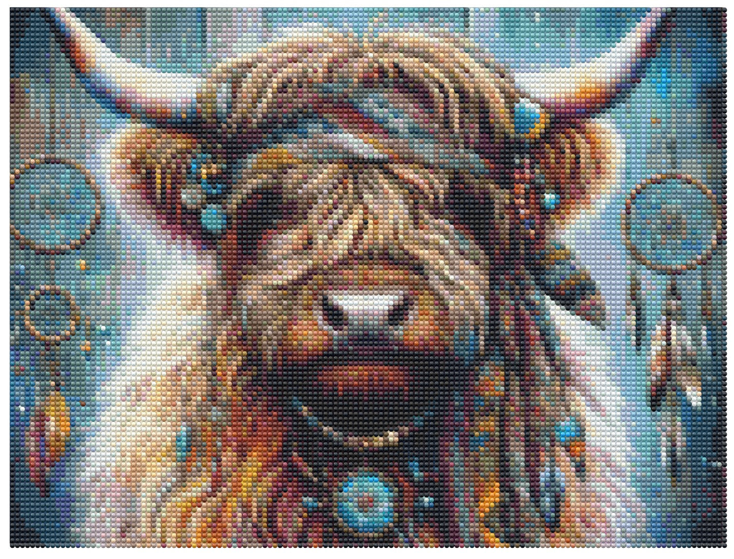 Boho Highland Cow