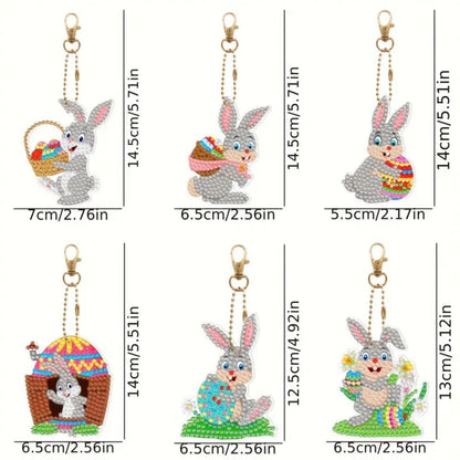 Easter Bunny Key Chains