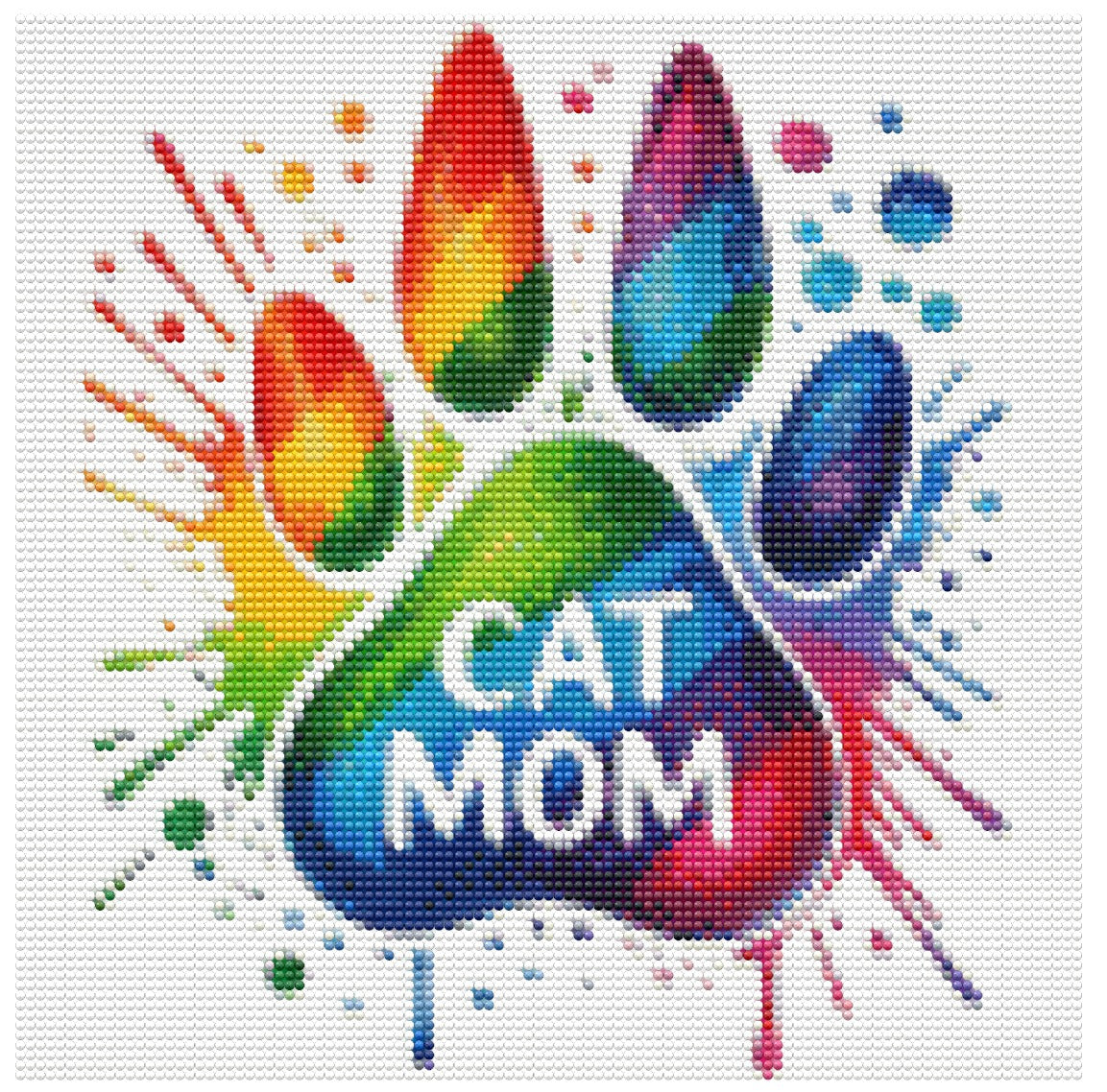 Rainbow Cat Mom