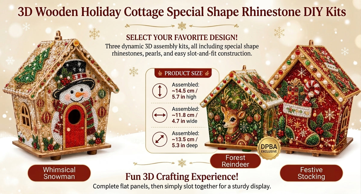 3D Wooden Holiday Cottage