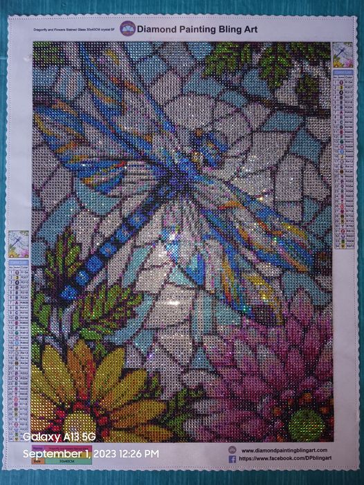 Crystal Dragonfly Stained Glass