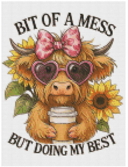 Doing My Best Highland Cow