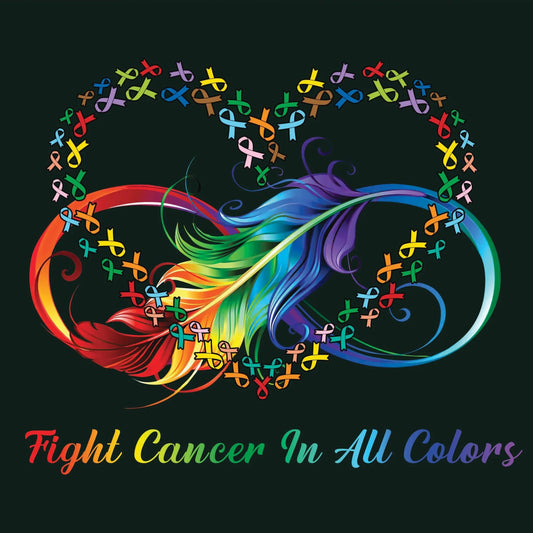 Fight Cancer in All Colors - Diamond Painting Bling Art