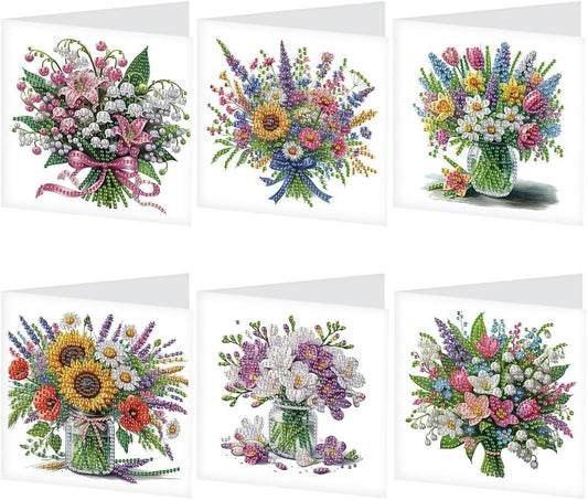 Blooming Bouquet DIY Greeting Card Set (Set of 6)