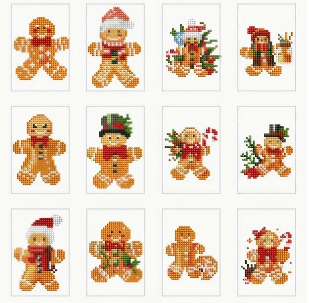 Gingerbread Mini Diamond Painting Kit - Diamond Painting Bling Art