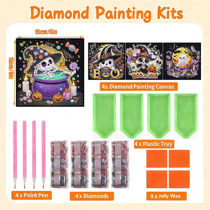 Spooky Sparkle Halloween Kits (Set of 4)