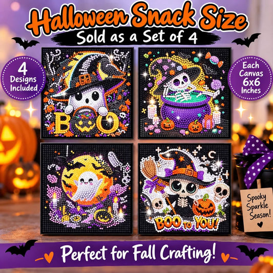 Spooky Sparkle Halloween Kits (Set of 4)