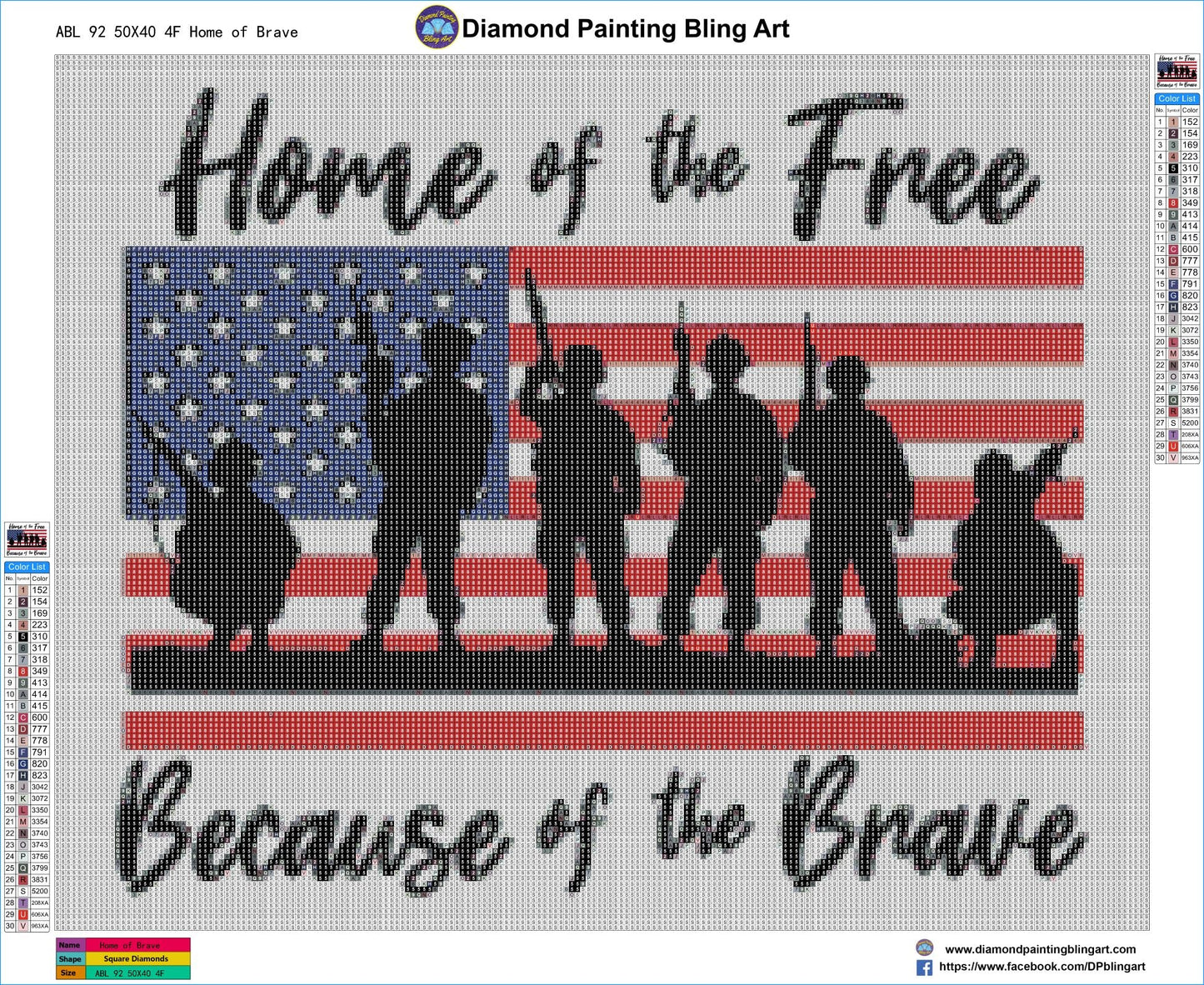 Home of the Brave - Diamond Painting Bling Art