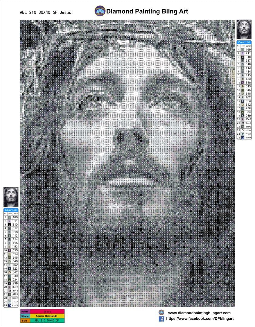 Jesus - Diamond Painting Bling Art