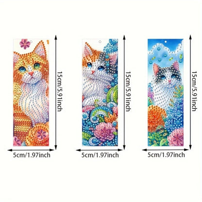 Bookmark 3pcs Cat Lovers