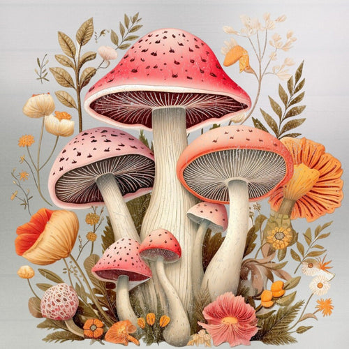 Magical Mushrooms - Diamond Painting Bling Art