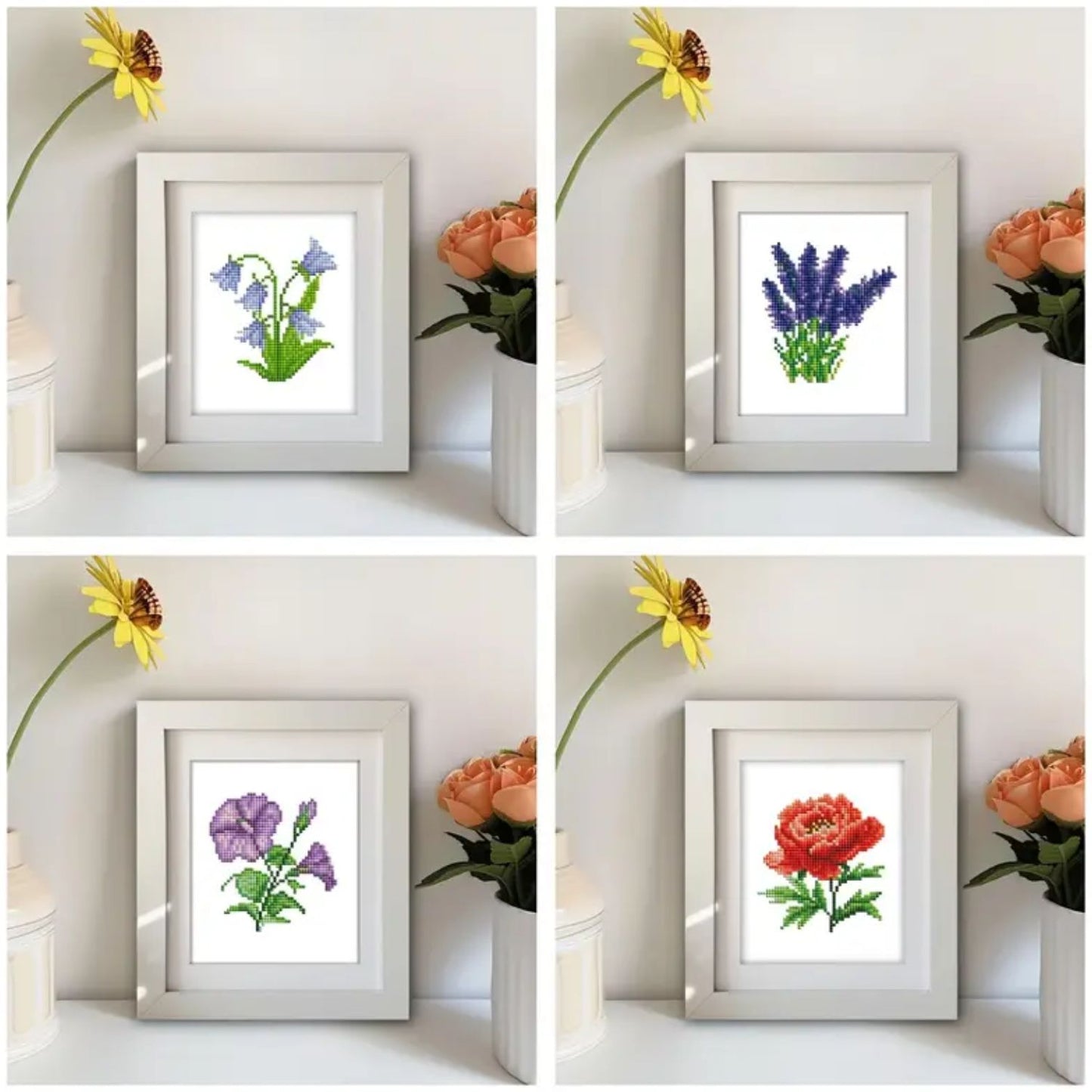 Floral Mini Diamond Painting Kits