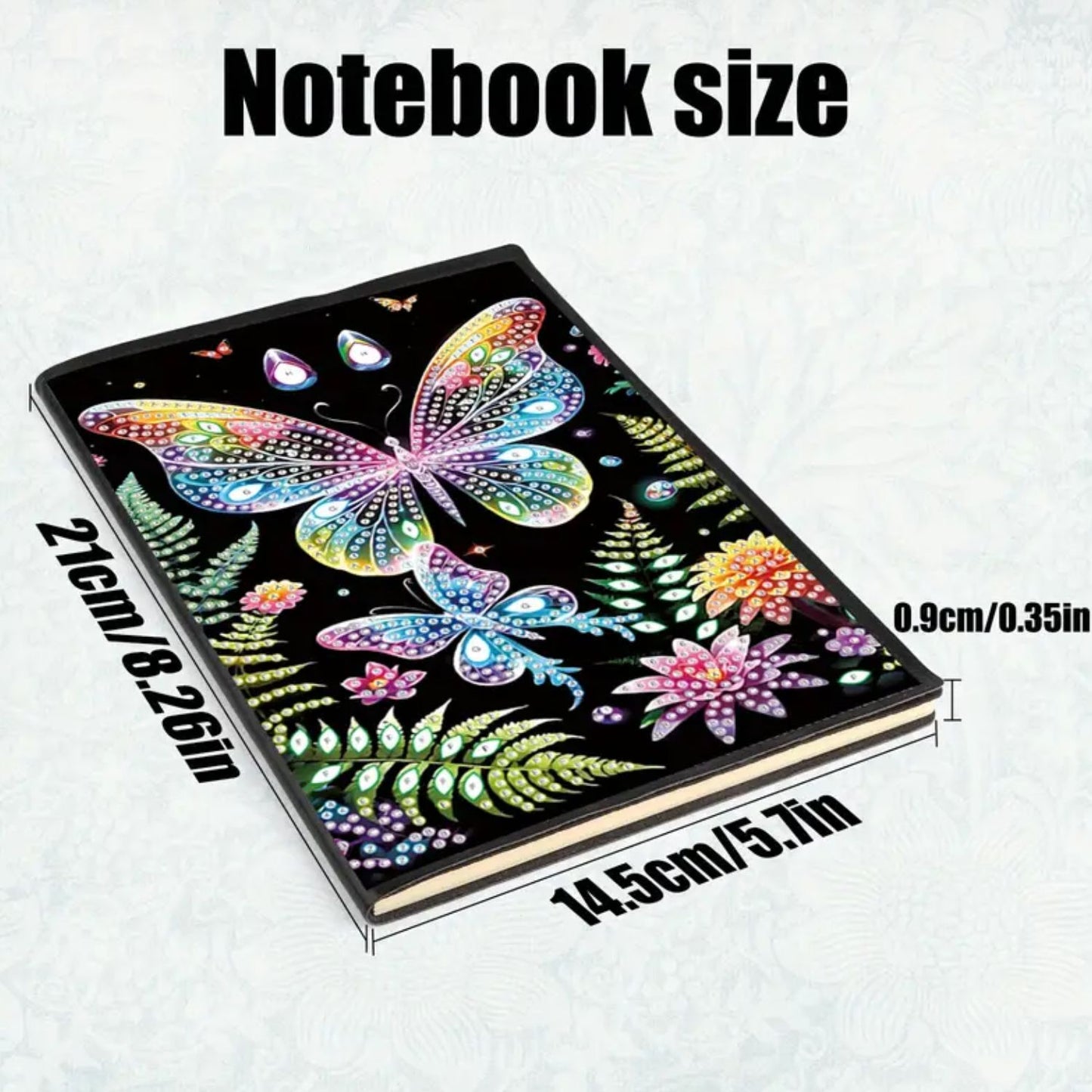 Neon Butterfly Notebook