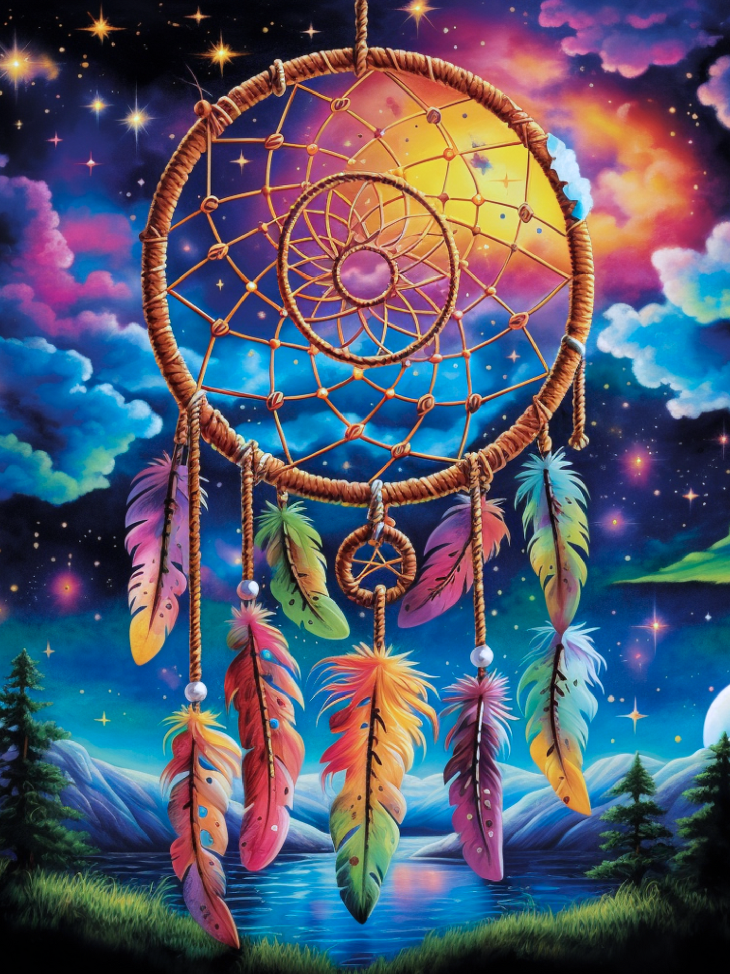 Neon Dreamcatcher