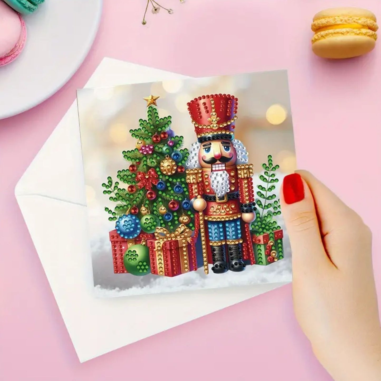 Nutcracker Christmas Cards DIY diamond art kit