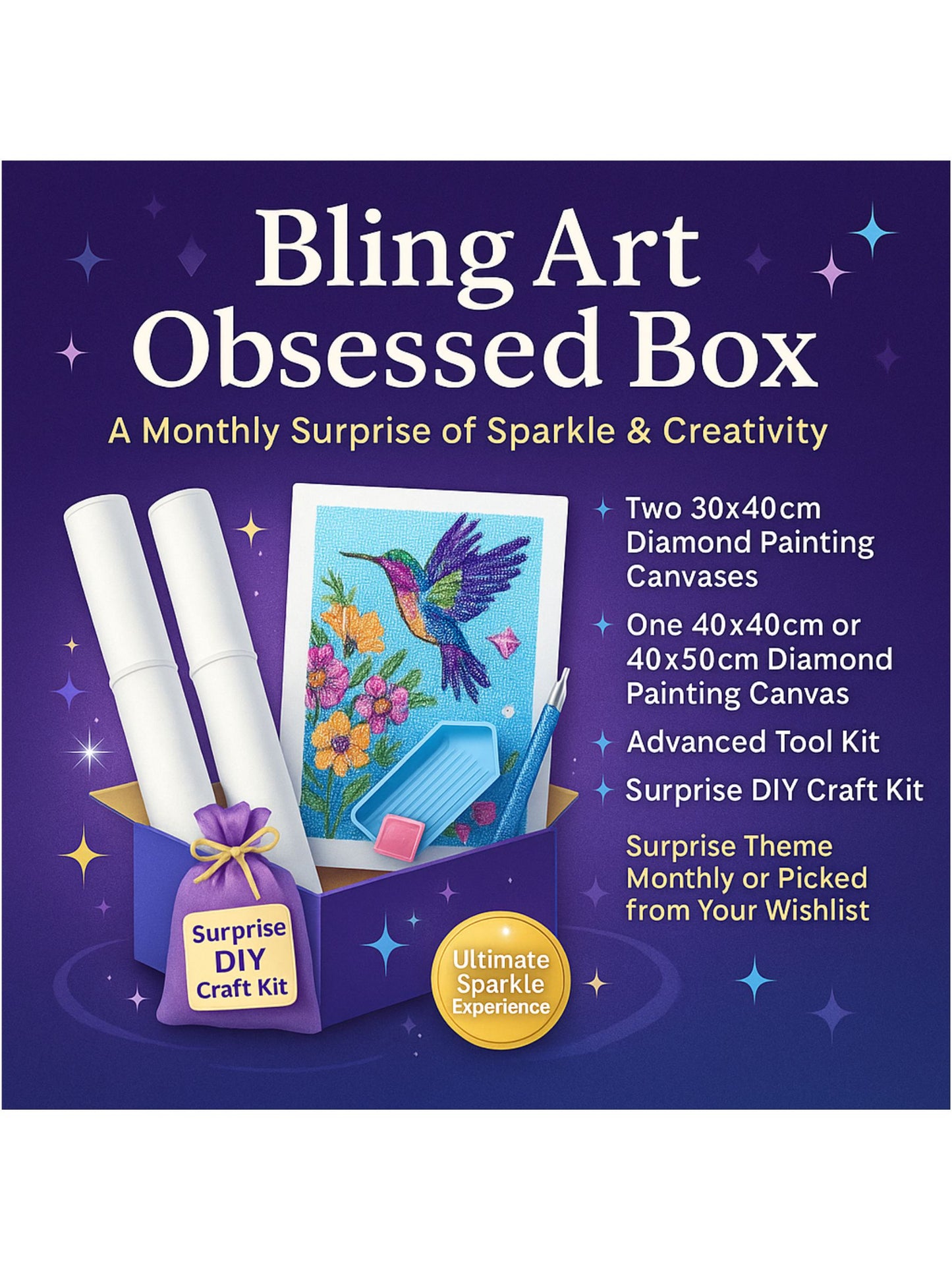 Bling Art Obsessed Subscription Box