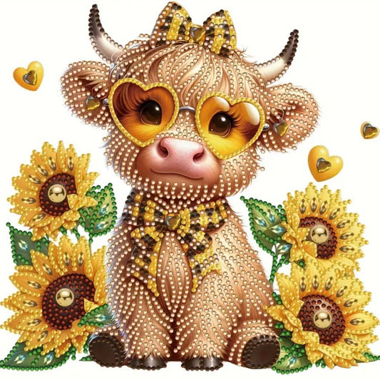 Partial Sunflower Cow