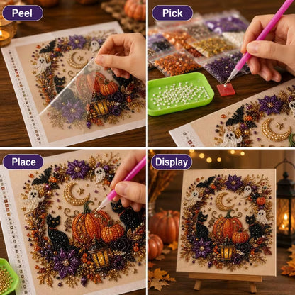 Spooky Autumn Pearl Art DIY Craft