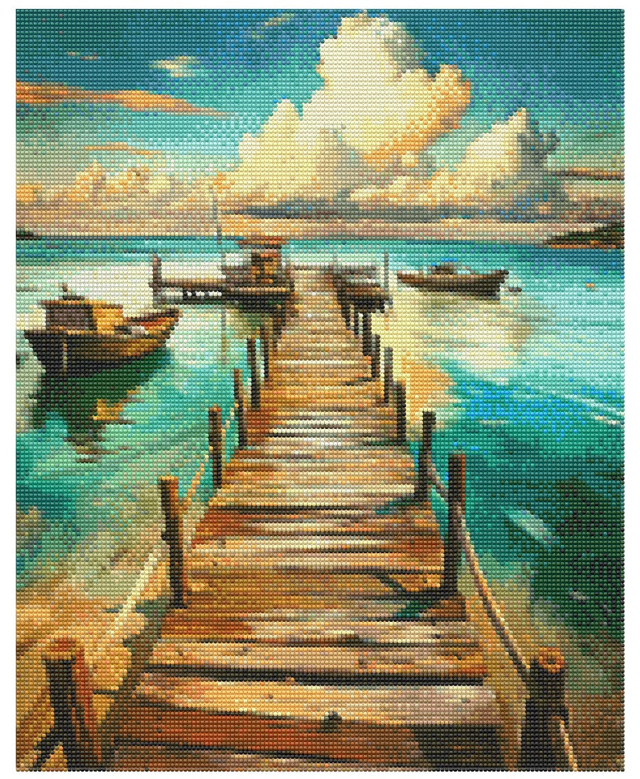 Tropical Pier Sunset