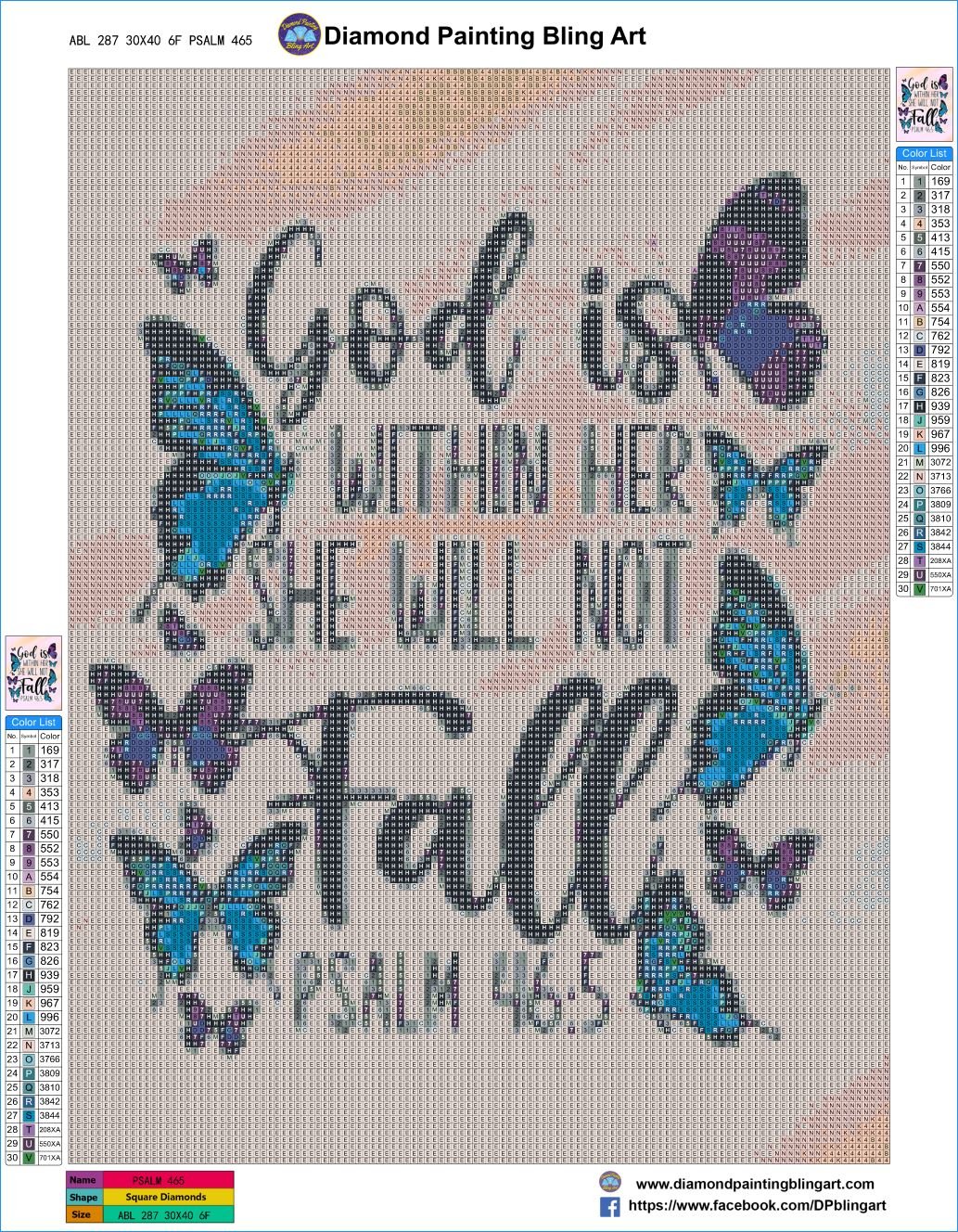 Psalm 46:5 - Diamond Painting Bling Art