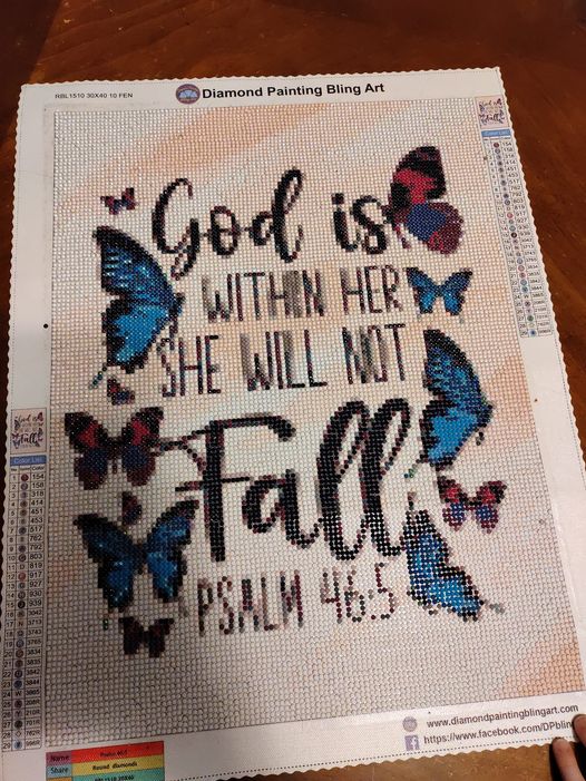 Psalm 46:5 - Diamond Painting Bling Art