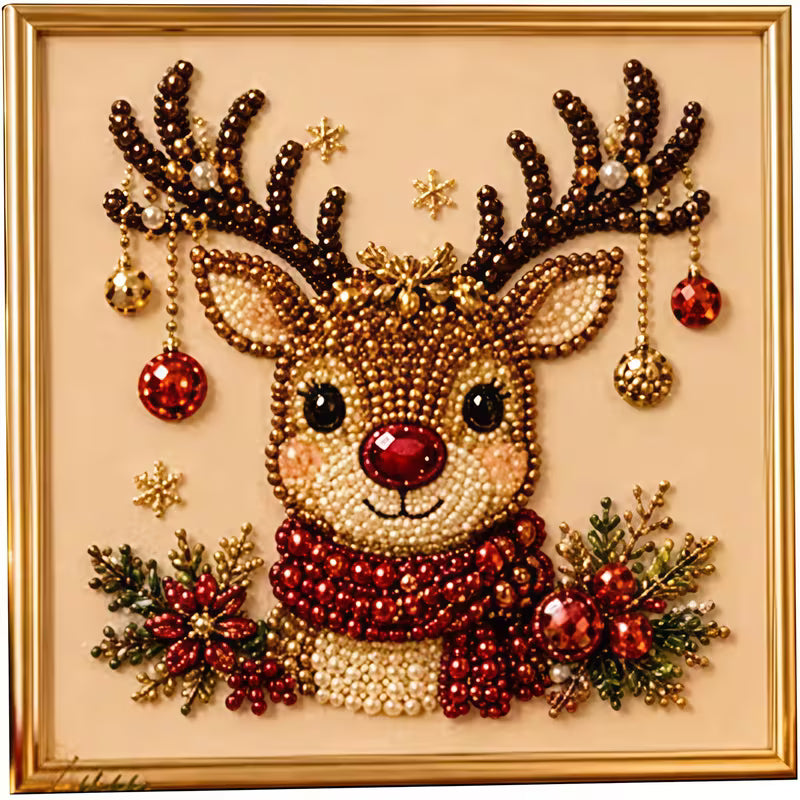 Festive Pearl Reindeer