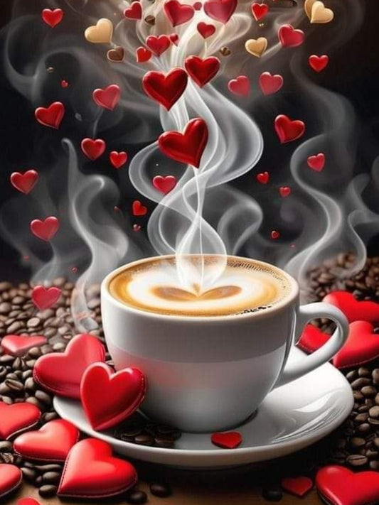 Romantic Coffee - Diamond Painting Bling Art