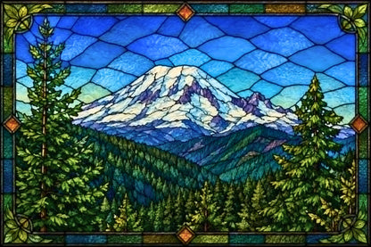 Majestic Snowcap Mountain by Ryleigh Sims