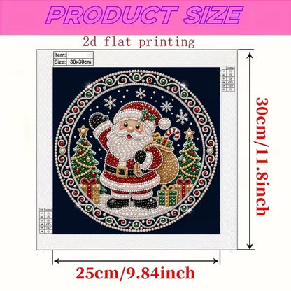 Santa Claus Pearl Art DIY Craft