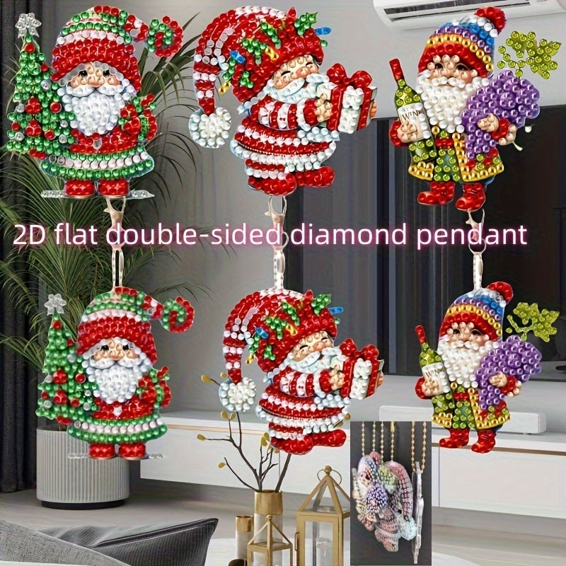 Festive Santa Key Chains