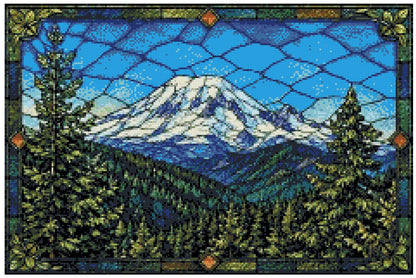 Majestic Snowcap Mountain by Ryleigh Sims