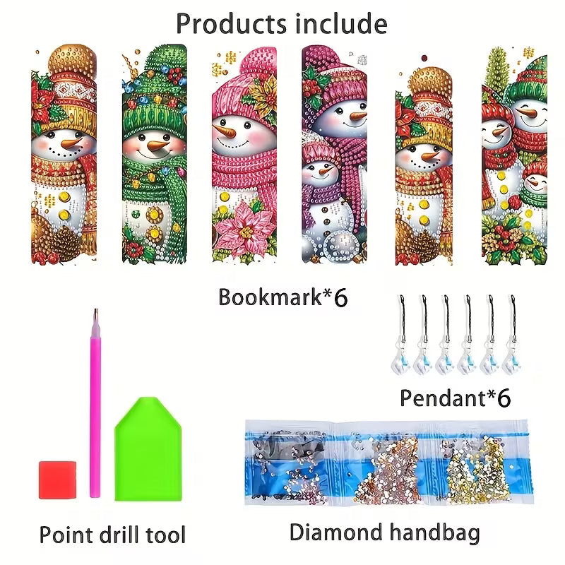 Bookmark Festive Snowman