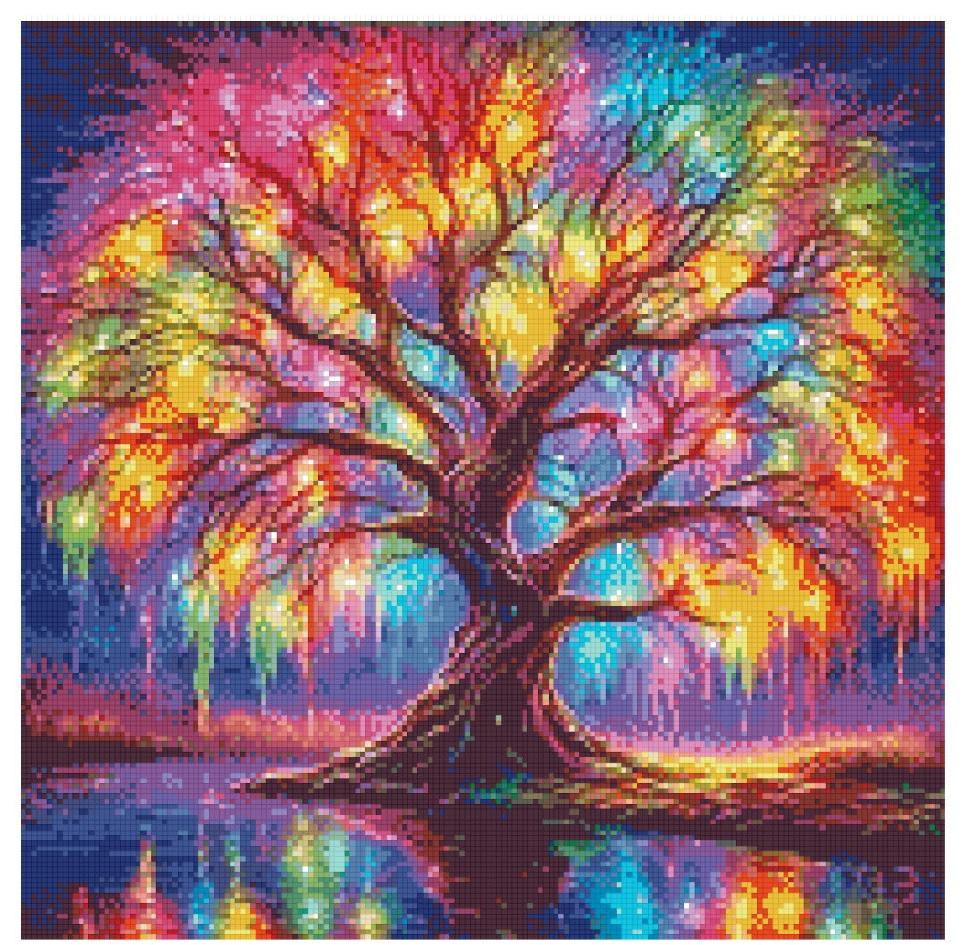 Twinkling Neon Tree