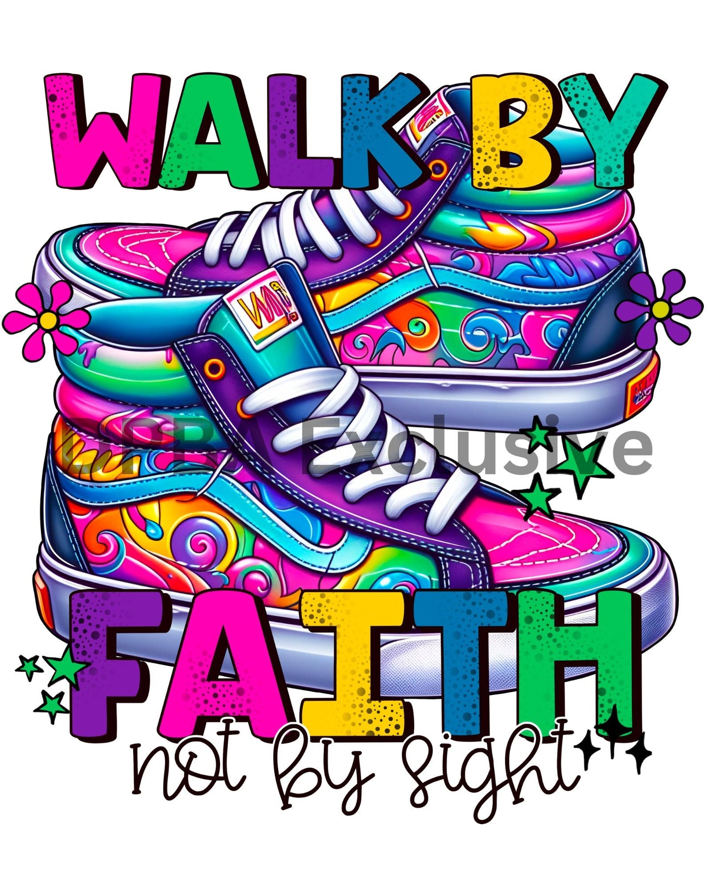 Walk By Faith 50x60cm (20"x24") - Diamond Painting Bling Art